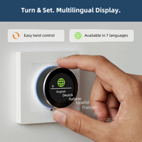 Termostato Inteligente WiFi para Caldera de Gas Beok, Controlador de Ahorro de Energía, Fabricante OEM