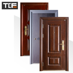 Porte d'entrée en alliage d'aluminium moulé à double ouverture antivol pour l'extérieur pour la cuisine <span class=keywords><strong>Centre</strong></span> <span class=keywords><strong>commercial</strong></span> Supermarché Villa Gates Rural - Product Image 4