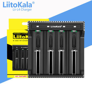 LiitoKala Lii-L4 18650 <span class=keywords><strong>chargeur</strong></span> de batterie pour 3.7V 26650 21700 20700 20650 18500 18350 <span class=keywords><strong>CR123A</strong></span> <span class=keywords><strong>chargeur</strong></span> de batterie <span class=keywords><strong>Rechargeable</strong></span> - Product Image 1