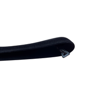 Elegante schwarze Samt Kamelie Schaufenster puppen Set ABS Stilvolle Mantel & Rock Kleiderbügel für Schrank Organisation aus strap azier fähigem Kunststoff