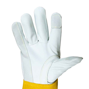 Gants de travail industriels durables pour l'extérieur, prix de gros, gants de soudage personnalisés de haute qualité en couleur unie - Product Image 5