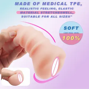 S-HANDE D0048 Clarke Handheld Vagina Realistic 3D Pocket Pussy Medical TPR Male Masturbator