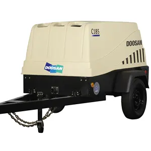 Doosan /Ingersoll Rand เครื่องอัดอากาศแบบโรตารี่แบบพกพา C185