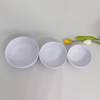 Bol en mélamine blanc de style japonais avec logo personnalisé, vaisselle de restaurant pour salade, ramen, bol à soupe incassable pour la maison et la cuisine
