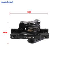 Superbsail Schijfremklauw Achter Voor Kugoo Kukrin M5 Pro Elektrische Scooter Kickscooter Remklauw Remschijf Remaccessoires