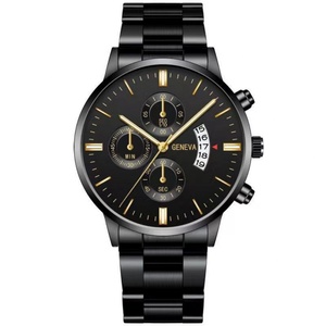 Reloj de Pulsera de Acero con Calendario, Esfera Grande, Reloj de Cuarzo de Tres Agujas, Reloj de Negocios para Hombre, Venta al por Mayor del Fabricante - Product Image 2