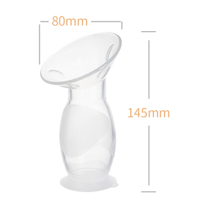 Collecteur de lait en Silicone <span class=keywords><strong>pour</strong></span> bébés, silencieux sans douleur, Portable, blanc, 1 pièce, nouveau Design, sans BPA, manuel - Product Image 4