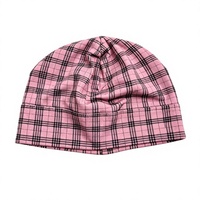 Gorro de Ciclismo de Nailon a Cuadros con Logotipo Personalizado, Gorra Deportiva Transpirable, Suave y Elástica, para Playa, Running y Motociclismo