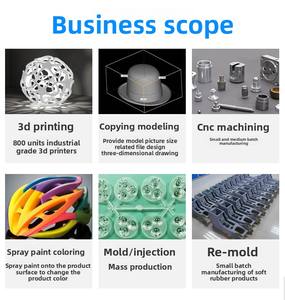 הדפסה 3d מותאם אישית חלקי מתכת אב טיפוס תלת מימדי שירותי הדפסה מותאם אישית חומרים שונים, תבניות תבניות - Product Image 5