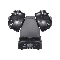 QSE LED RGB 100W Projecteur à double faisceau à effet d'illusion pour piste de danse, Contrôle DMX512/Activé par le son, CRI 90, IP20, pour événements