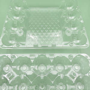 20 Plastic Egg Cartons 20 Holes Plastic Egg Tray PET Egg Cartons Plastic Packing Trays