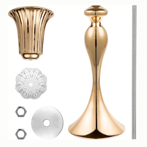 Soportes para Arreglos Florales LANJO Gold Trumpet para Aniversarios, Navidad, Cumpleaños, Fiestas, Eventos, Bodas, Decoración del Hogar - Product Image 4