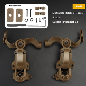 JinTeng2023卸売屋外戦術シナリオヘッドフォン5.0ヘルメットアクセサリーヘッドセットアダプターヘルメットレールフィットOPSコアウェンディ - Product Image 4
