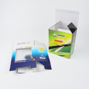 Mực đậu nành tùy chỉnh in các tông sóng nhỏ bóng đèn Hộp bao bì cửa sổ độc đáo Quà tặng hộp carton bao bì - Product Image 1