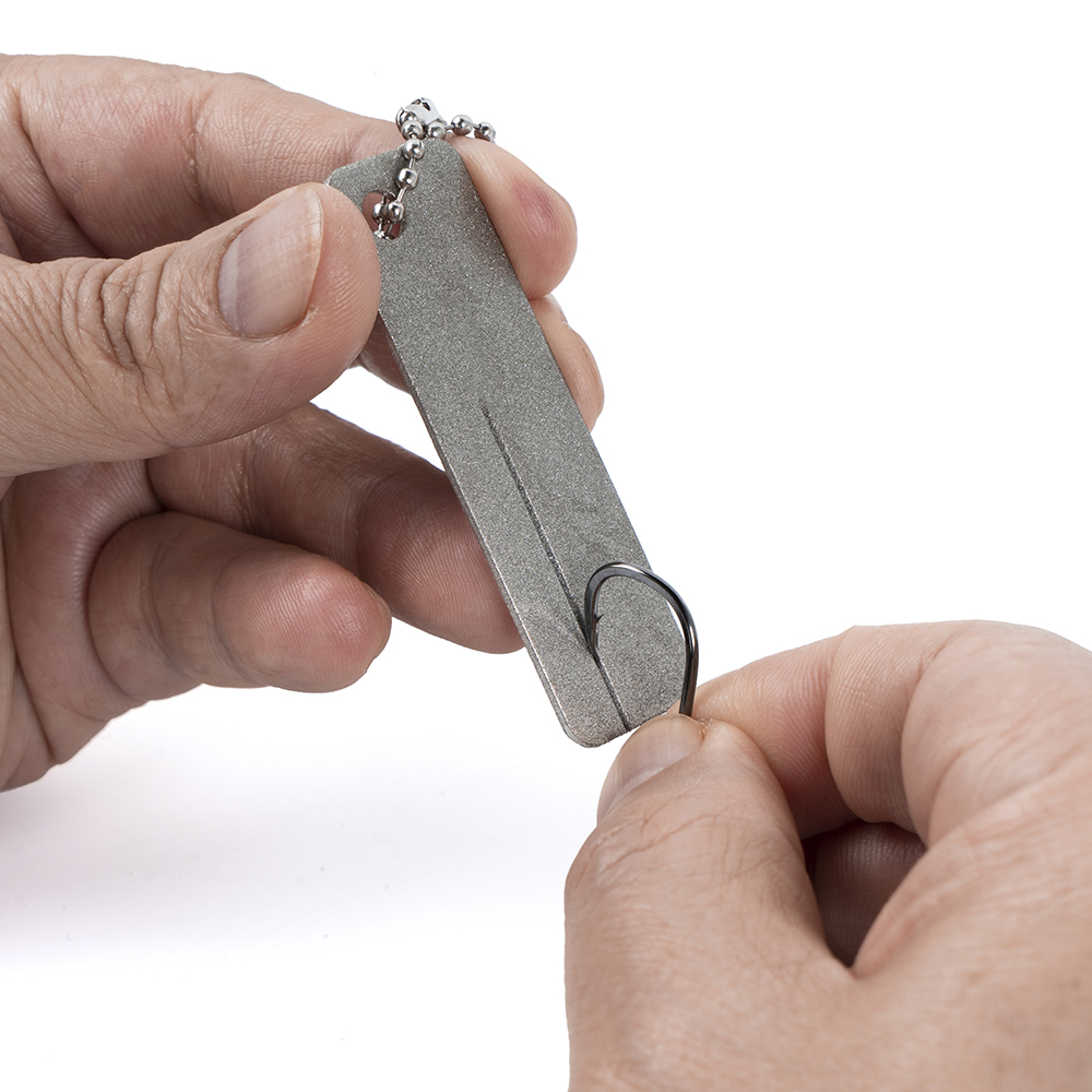Fishing Hook Sharpener Portable Diamond Stone Fish Hook Sharpen Tools Outdoor Fishing Accessories Fish Hook Sharpener