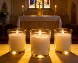 Fabricant de bougies votives classiques en cire de soja LITBRIGHT, bougies en cire végétale de soja pour la manifestation, l'<span class=keywords><strong>intention</strong></span>, le <span class=keywords><strong>rituel</strong></span>, la prière, logo personnalisé - Product Image 1