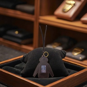 Boshiho Customized Genuine <b>Leather</b> Keychain Elegant <b>Key</b> Holder Gift with Multi-Function <b>Key</b> <b>Chain</b> Handmade Fashion Bag Charm - Product Image 3