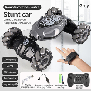 Kids <span class=keywords><strong>RC</strong></span> Car Radio Cử Chỉ Cảm Ứng 360 Stunt Cán Xoắn Đồng Hồ Xe Leo Núi Điều Khiển Hai Mặt Stunt <span class=keywords><strong>Rc</strong></span> Xe Đồ Chơi K1 - Product Image 4
