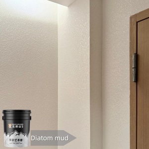 Peinture murale acrylique inodore durable Wufushan, <span class=keywords><strong>prix</strong></span> usine, haute qualité, écologique, facile à nettoyer, application au pinceau - Product Image 4