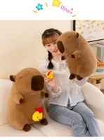 Peluche Kapybara cochon mignon, réversible en poulet, avec technique de lavage, pour anniversaires