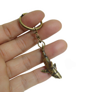 Metalen Sleutelhanger Walvis Auto Hanger Haai Sleutelhanger Messing Sieraden - Product Image 1