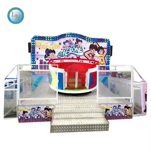 Fábrica China Columpio interior Funfair Ride Mini Tagada Dicso Amusement Ride Hecho de acero de fibra de vidrio para niños para centros comerciales - Product Image 5
