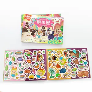 Custom Wholesale Kid Preschool Educational Full Colorful Book Printing Children Stickers Book Printing Service