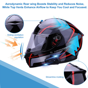 Cascos de Motocicleta Integrales ABS <span class=keywords><strong>con</strong></span> Certificación DOT, Venta al Por Mayor, Nuevos, para Motociclistas de Larga Distancia - Product Image 4