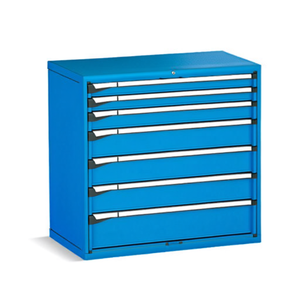 Fami Master Key Comfort <b>Drawer</b> Cabinet 1020x573x1000mm 7 <b>Drawers</b> Gentian Blue RAL5010 <b>Tool</b> Storage - Product Image 2