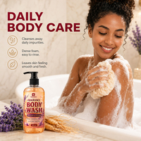 Gel Douche Parfumé aux Herbes en Gros, Éclaircissant, Hydratant, Lissant pour la Peau, Nettoyant Corporel Quotidien pour Adultes