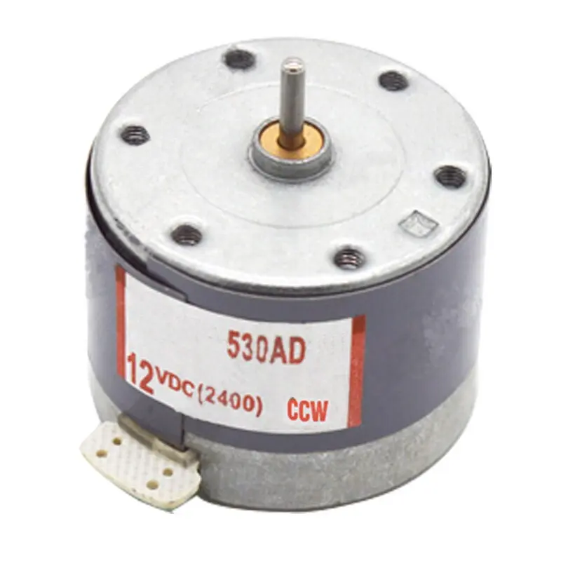 EG-530AD-2F Gear Motor Dc 6V 9V 12V DC 2400 CCW Audio Power Amplifier DC Motor In Ac Motor Gear