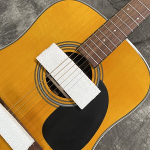 High-Quality Acoustic Guitar with Basswood - 41-Inch Solid <b>Top</b> Spruce Yellow Color Fast Shipping - Product Image 4