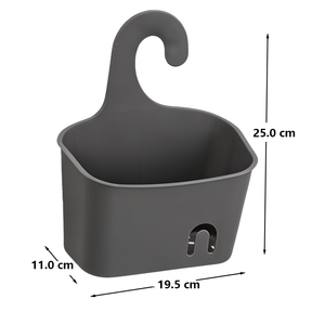 Panier suspendu simple gris ardoise ou blanc en PP durable avec crochet pour porte d'armoire de <span class=keywords><strong>cuisine</strong></span> – Système de <span class=keywords><strong>rangement</strong></span> léger - Product Image 4