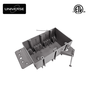 Boîte de <span class=keywords><strong>jonction</strong></span> électrique neuve en PVC certifiée ETL, 3 gangues, 44 cu.in, pour sortie/interrupteur, boîte pratique américaine - Product Image 5