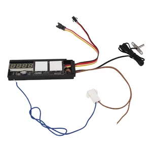 Faible quantité minimale de commande sortie 12V 5A CCT affichage de l'heure et de la température led interrupteur de miroir capteur tactile interrupteur d'horloge pour miroir