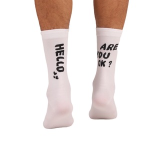 Calcetines Deportivos de Compresión Jacquard al por Mayor, Calcetines Atléticos con Logotipo Personalizado en la Parte Inferior, para Ciclismo, Running, Fútbol - Product Image 3