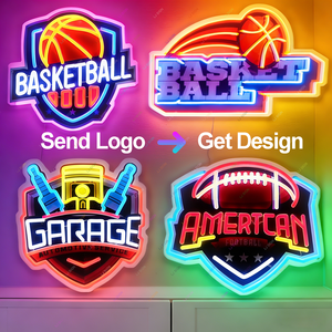 Enseigne au néon personnalisée, logo lumineux, enseigne LED murale pour bar sportif, salle de sport, club, stade, salle de sport à domicile, centre de remise en forme, décoration - Product Image 1