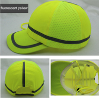 Casque de fabrication industrielle de qualité supérieure, meilleure vente, chapeau de protection jaune vif orange réfléchissant avec logo OEM