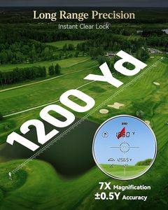 เครื่องวัดระยะกอล์ฟ REDTIGER รุ่น GolfVue Series 2 แบบแม่เหล็ก ชาร์จไฟได้ พร้อมระบบวัดความลาดชัน จอแสดงผลปรับแสงอัตโนมัติ กำลังขยาย 7 เท่า - Product Image 2