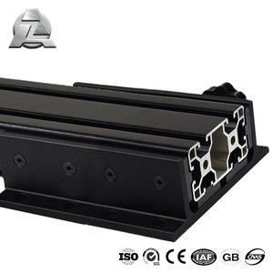 Rodamientos lineales <span class=keywords><strong>de</strong></span> rodillos deslizantes <span class=keywords><strong>de</strong></span> <span class=keywords><strong>aluminio</strong></span> en forma <span class=keywords><strong>de</strong></span> H con ranura en <span class=keywords><strong>T</strong></span> <span class=keywords><strong>de</strong></span> 4 ranuras dobles <span class=keywords><strong>de</strong></span> 3 pulgadas serie 40 para encuadre ranurado en <span class=keywords><strong>T</strong></span> - Product Image 4