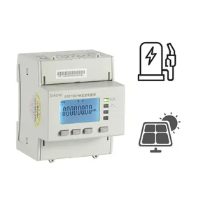 Acrel DJSF1352-RN-D DC Energy Meter with External Shunt/Hall Sensor Dual Channels DC Current Voltage Power Measuring for Solar