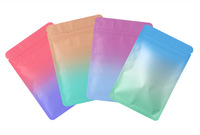 Sachets personnalisés écologiques à trois soudures pour mini-figurines, emballage thermoscellable, sacs à fermeture éclair anti-humidité pour colliers, petits emballages plastiques