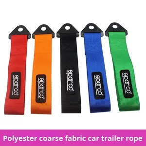 Corda per Rimorchio Auto con <span class=keywords><strong>Gancio</strong></span> <span class=keywords><strong>di</strong></span> Sicurezza Modificato, Corda <span class=keywords><strong>di</strong></span> <span class=keywords><strong>Traino</strong></span> per Paraurti Anteriore, Nastro Decorativo per Auto con Logo <span class=keywords><strong>Sparco</strong></span> OLIVER - Product Image 3