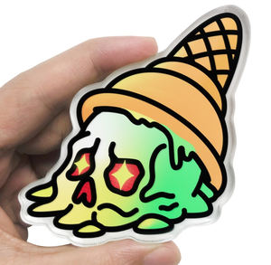 Imagen colorida decoración moderna del hogar arte 3D acrílico imán para nevera pegatina - Product Image 4