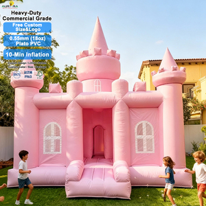 Thương mại Hồng lâu đài bouncy nhà bị trả lại inflatables đám cưới nhảy lâu đài <span class=keywords><strong>Trampoline</strong></span> thích hợp cho trẻ em người lớn - Product Image 1