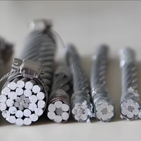 Cable de Aluminio Reforzado con Acero para Uso Industrial en Plantas de Energía