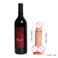 XISE 17cm Classic Pvc Dildo Super Realista Juguetes Sexuales Plásticos Pene Artificial Anal Dong para Mujeres Gay Sólido Piel Real Sensación Grande