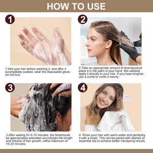 UUKKG Crème Colorante Capillaire Grise à Action Rapide en Gros, Version Améliorée pour Hommes et Femmes – Coloration Capillaire Rapide et Tendance - Product Image 6