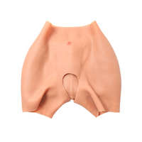 Culotte rehausse-fesses réaliste sans couture taille haute en silicone pour transgenres et travestis