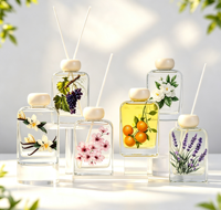 Groothandel 100ml luchtverfrisser aroma diffuser gedroogde bloemen huisgeur fruit bloemengeur